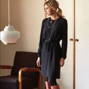 Sezane Satin Tatiana Dress Size 8 (FR 40)